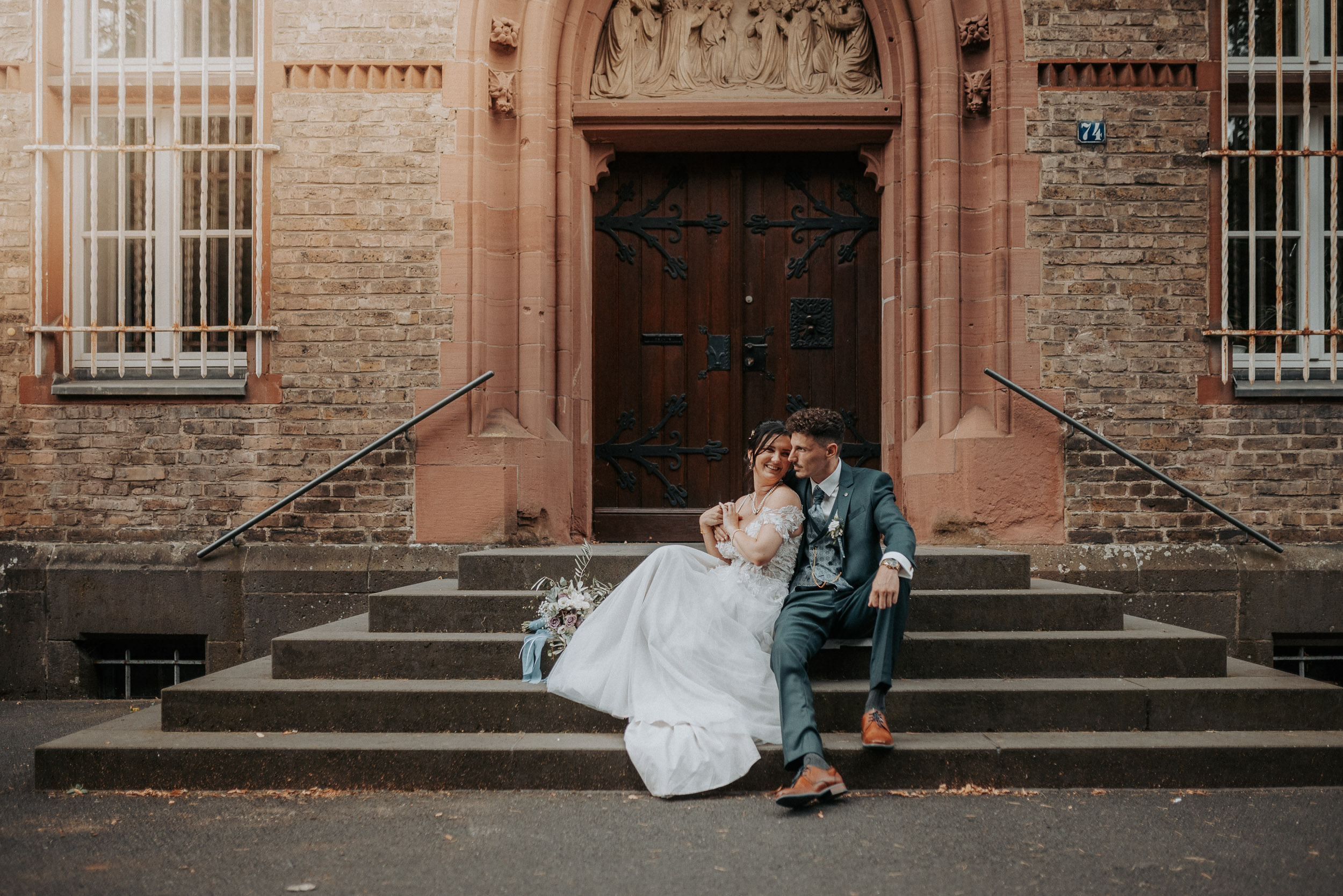 Hochzeitsfotograf bei der Arbeit
